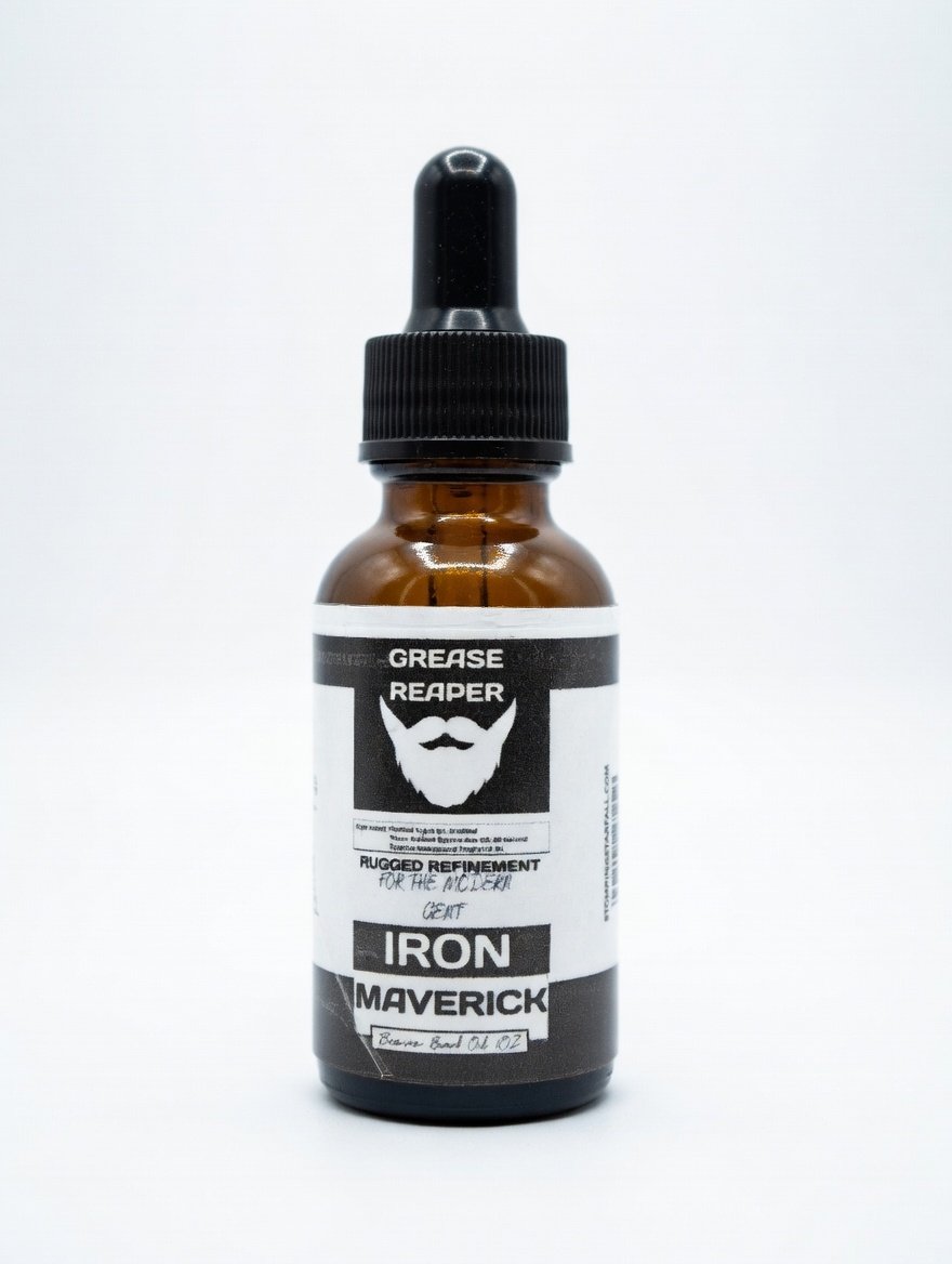 Beard Grooming Oil - Menthol + Sweet Vanilla